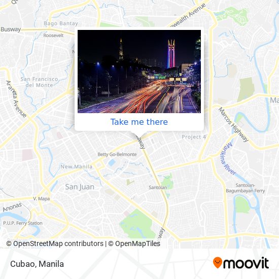 Cubao map