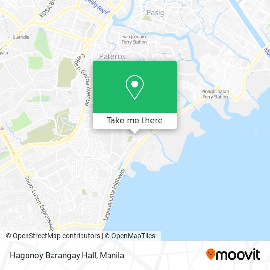 Hagonoy Barangay Hall map