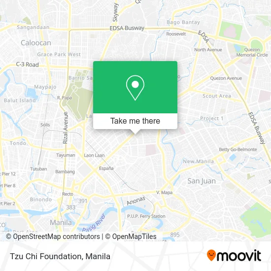 Tzu Chi Foundation map