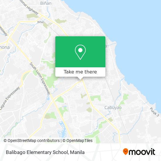 Balibago Elementary School map