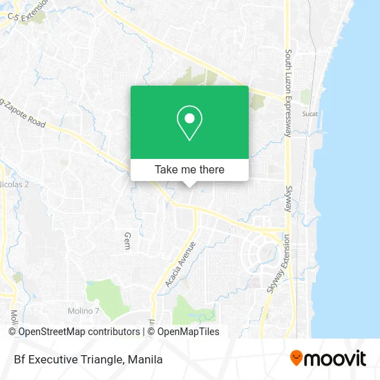 Bf Executive Triangle map