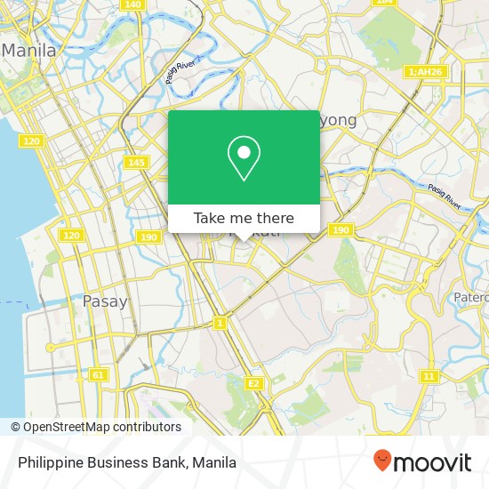 Philippine Business Bank map