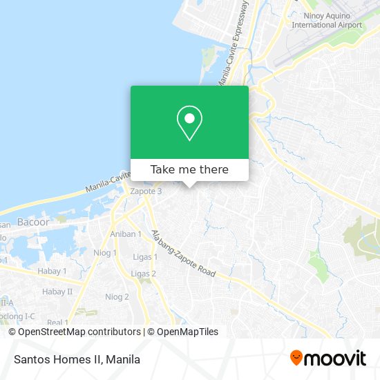 Santos Homes II map