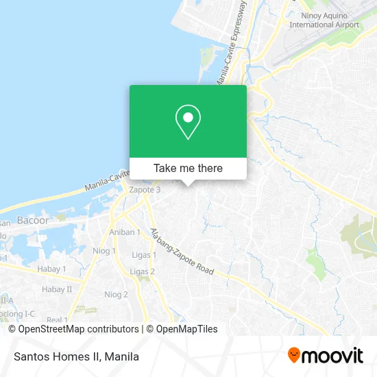 Santos Homes II map