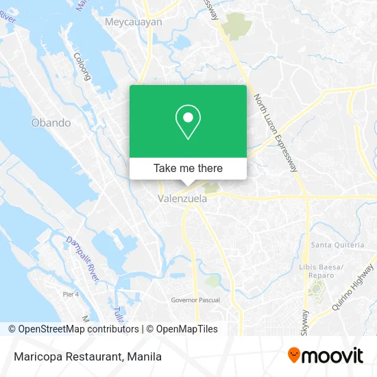 Maricopa Restaurant map
