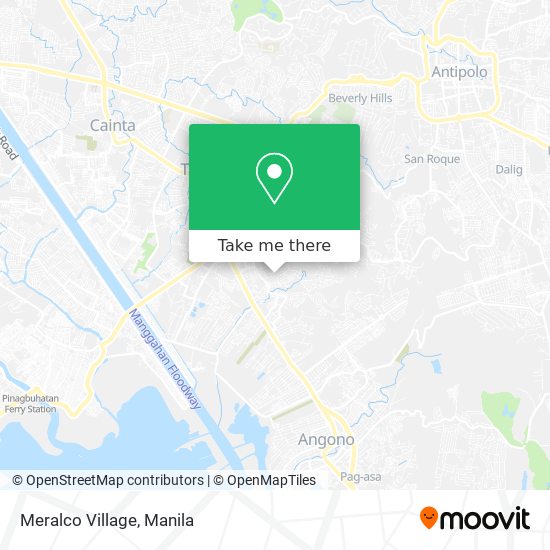 Meralco Village map