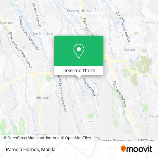 Pamela Homes map