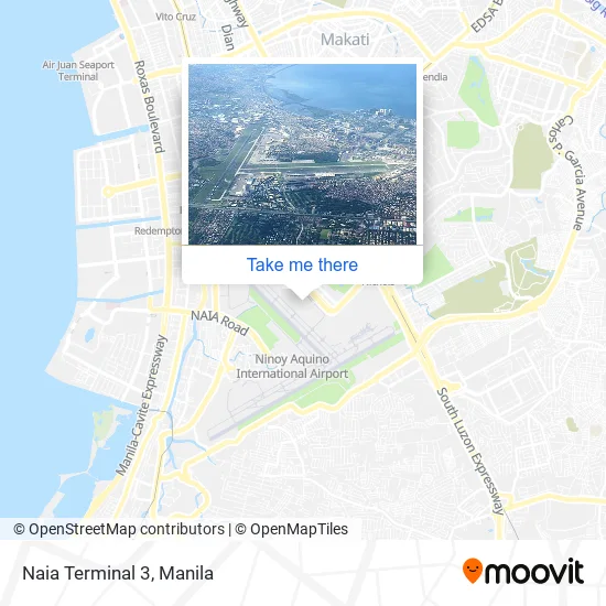 Naia Terminal 3 map
