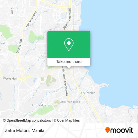Zafra Motors map