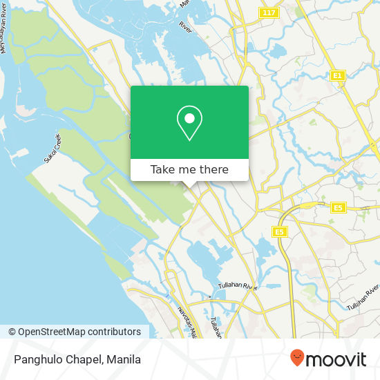 Panghulo Chapel map