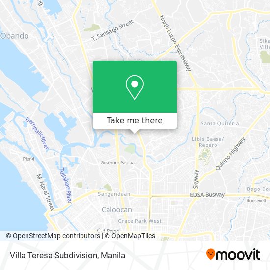 Villa Teresa Subdivision map