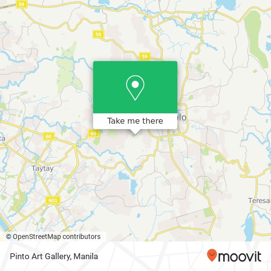 Pinto Art Gallery map