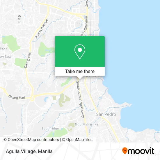 Aguila Village map