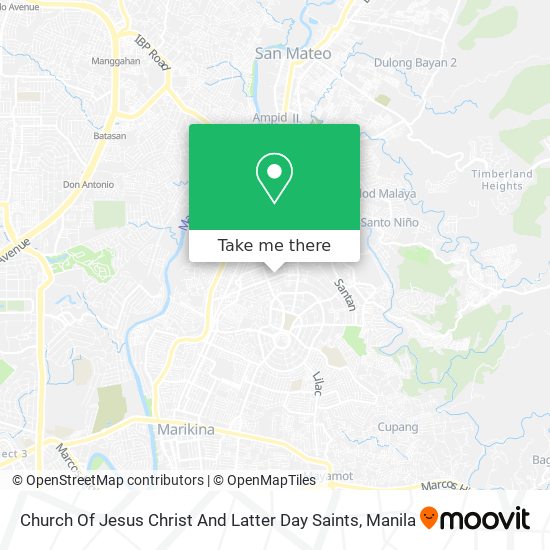 Church Of Jesus Christ And Latter Day Saints map