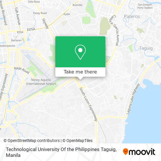 Technological University Of the Philippines Taguig map