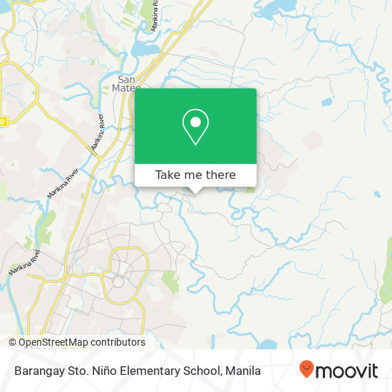 Barangay Sto. Niño Elementary School map