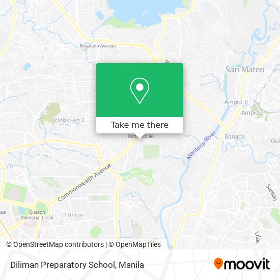 Diliman Preparatory School map