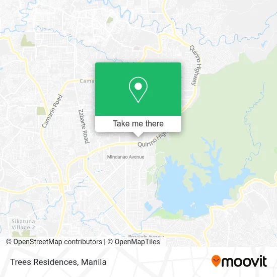 Trees Residences map