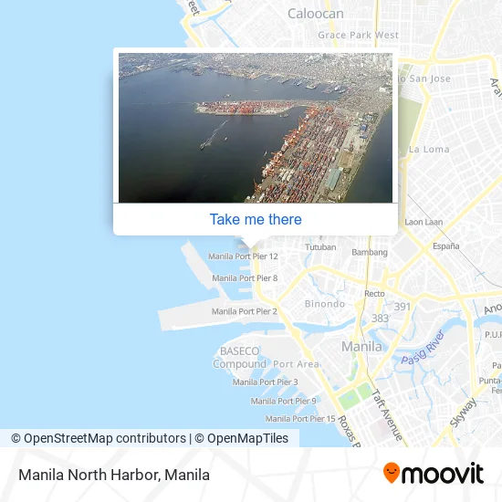 Manila North Harbor map