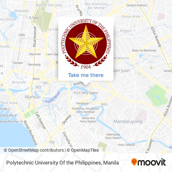 Polytechnic University Of the Philippines map