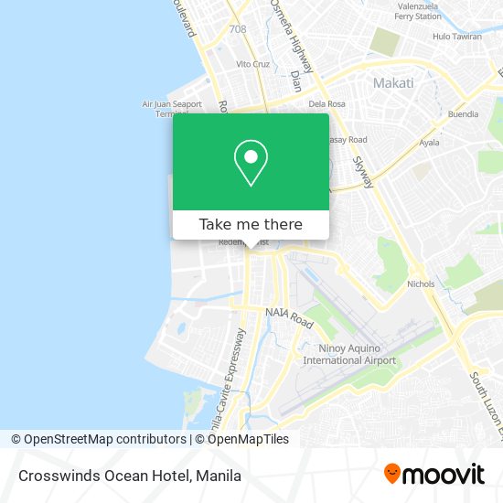 Crosswinds Ocean Hotel map