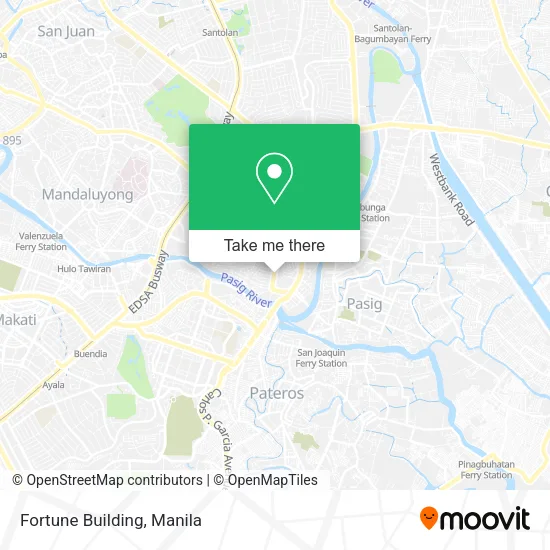 Fortune Building map