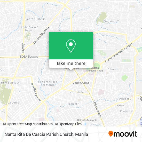 Santa Rita De Cascia Parish Church map