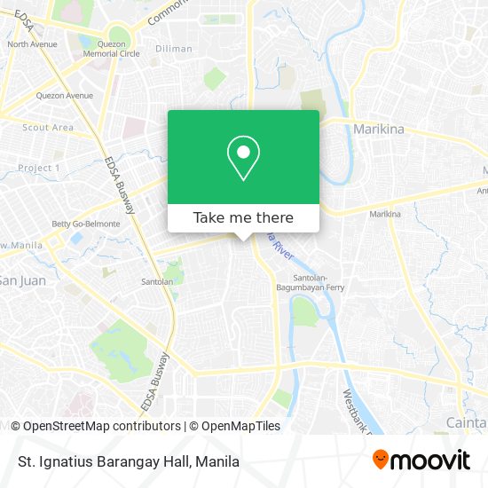 St. Ignatius Barangay Hall map