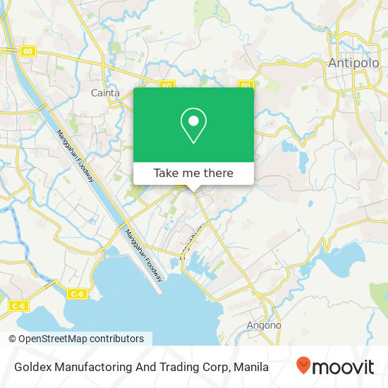 Goldex Manufactoring And Trading Corp map