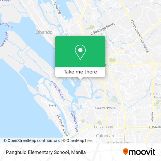 Panghulo Elementary School map