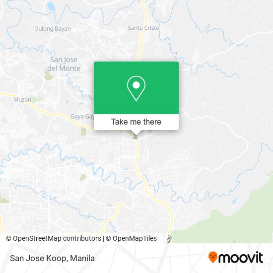 San Jose Koop map