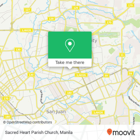 Sacred Heart Parish Church map