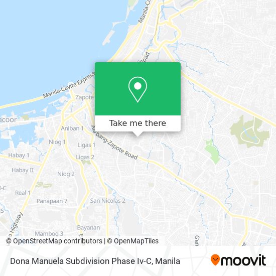 Dona Manuela Subdivision Phase Iv-C map