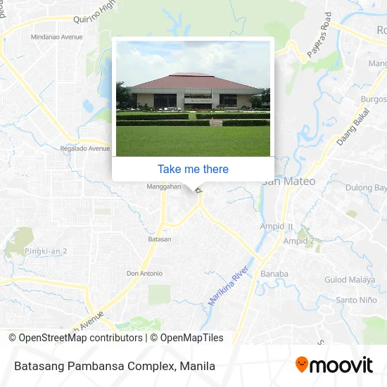 Batasang Pambansa Complex map
