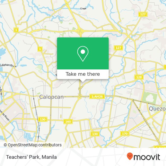Teachers' Park map