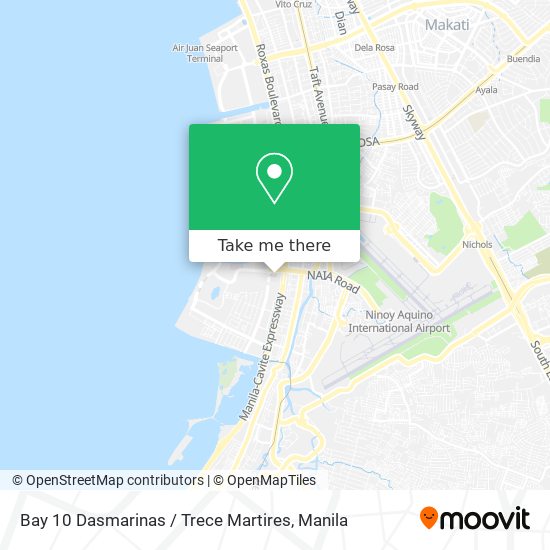 Bay 10 Dasmarinas / Trece Martires map