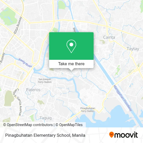 Pinagbuhatan Elementary School map