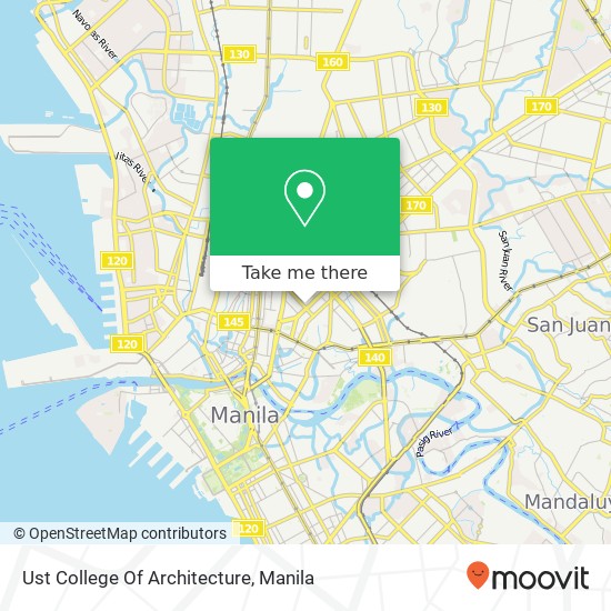 Ust College Of Architecture map