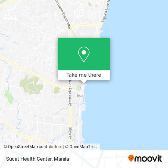 Sucat Health Center map