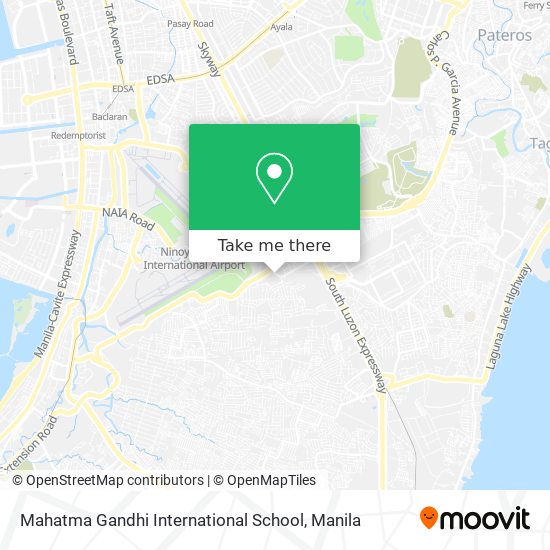 Mahatma Gandhi International School map