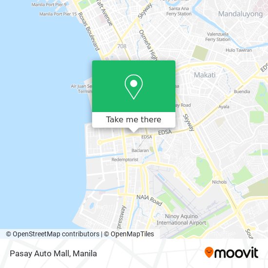 Pasay Auto Mall map
