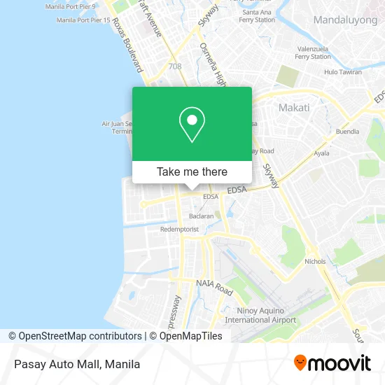 Pasay Auto Mall map