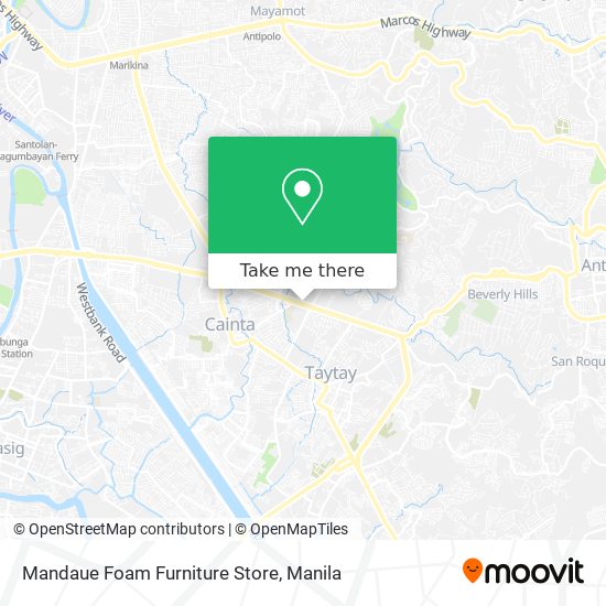 Mandaue Foam Furniture Store map