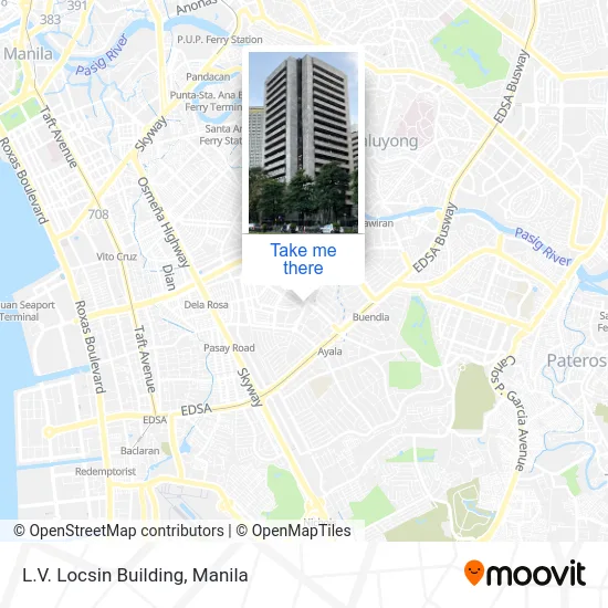 L.V. Locsin Building map