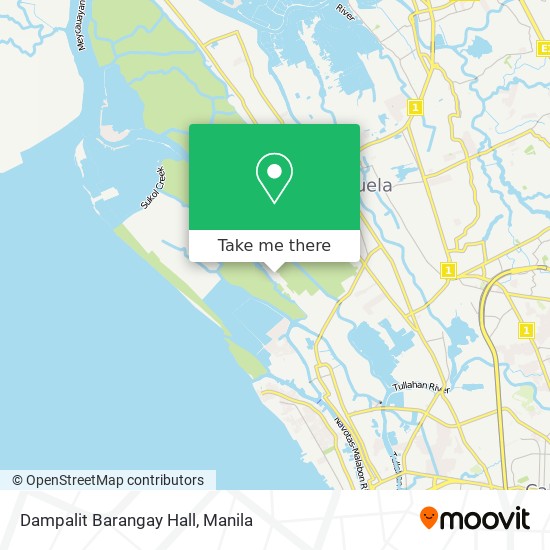 Dampalit Barangay Hall map