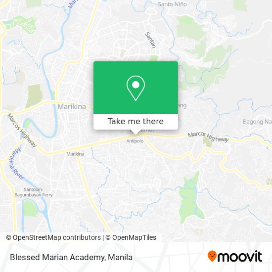 Blessed Marian Academy map
