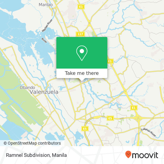 Ramnel Subdivision map