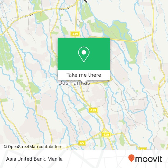 Asia United Bank map