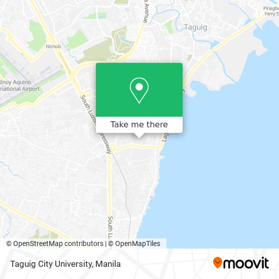 Taguig City University map