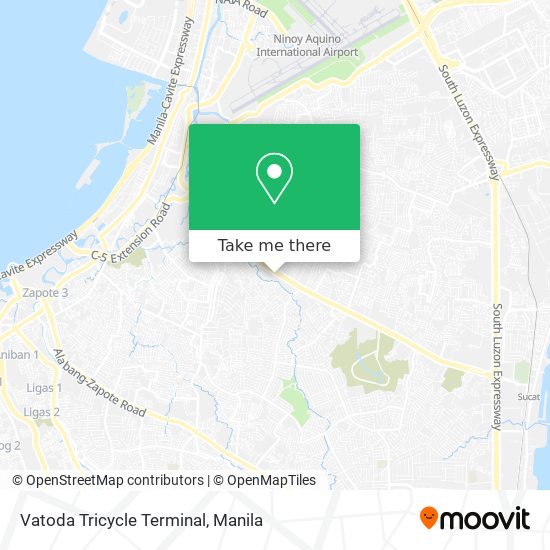 Vatoda Tricycle Terminal map